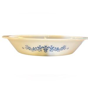 Glasbake White Divided Dish